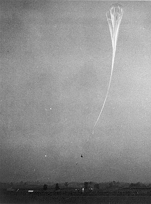 Launch of a balloon from International Falls