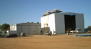 Vista de las nuevas instalaciones de Alice Springs