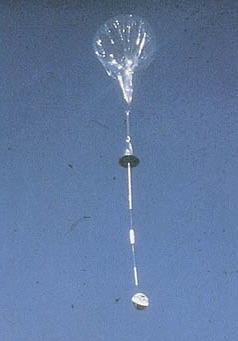 Globo EOLO lanzado desde la base de Mendoza en su fase inicial de vuelo