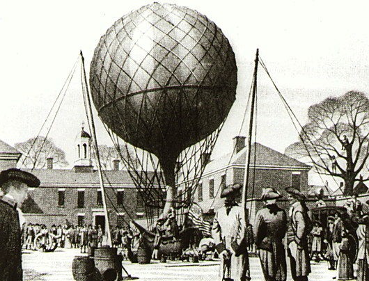 Eenzaamheid diefstal bevel America's First Flight: Blanchard's balloon voyage