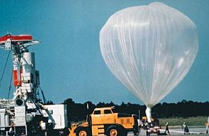 Launch of the Stratoscope II balloon from Redstone in 1971