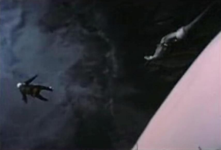 Sequence showing the Kittinger fall