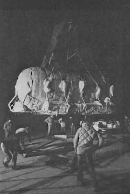 Preparation of the payload in Sioux Falls