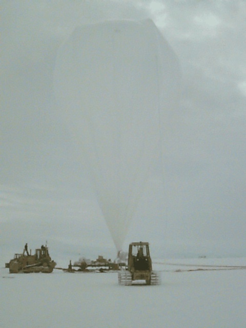 The balloon during inflation