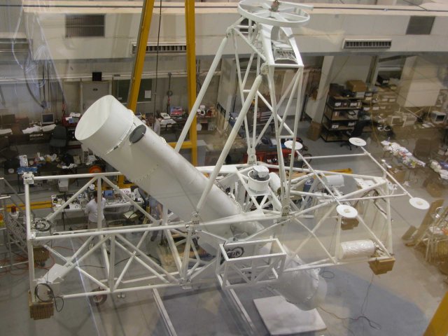 View of the integration pahse of the telescope in Fort Sumner