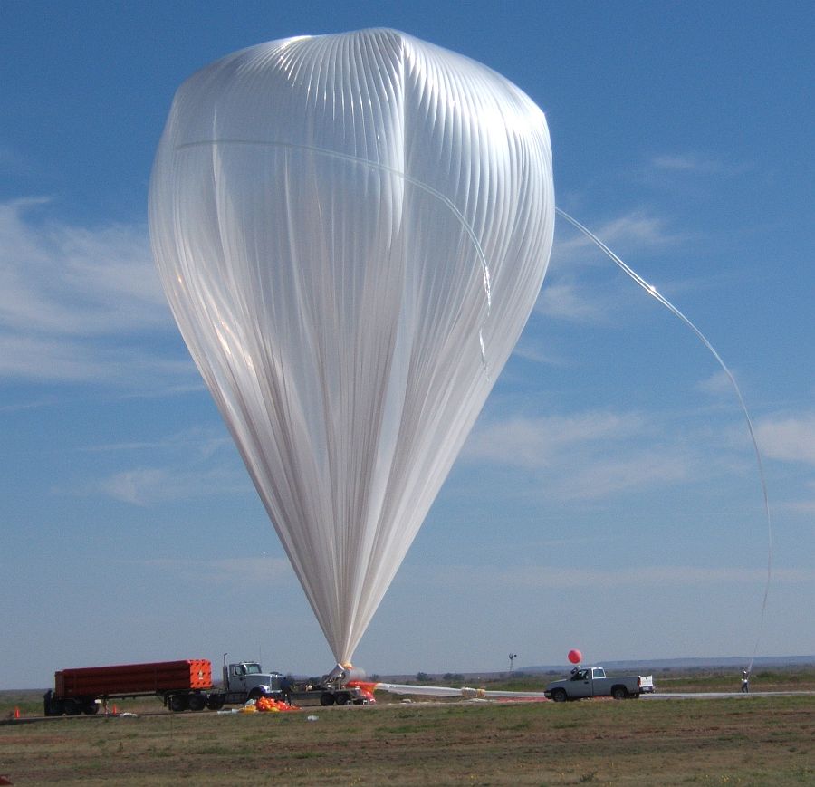 A34 Balloon fully inflated and ready for launch (Image Courtesy: Steve Horan)