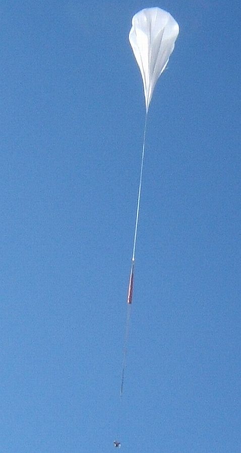 A34 balloon ascending (Image Courtesy: Steve Horan)