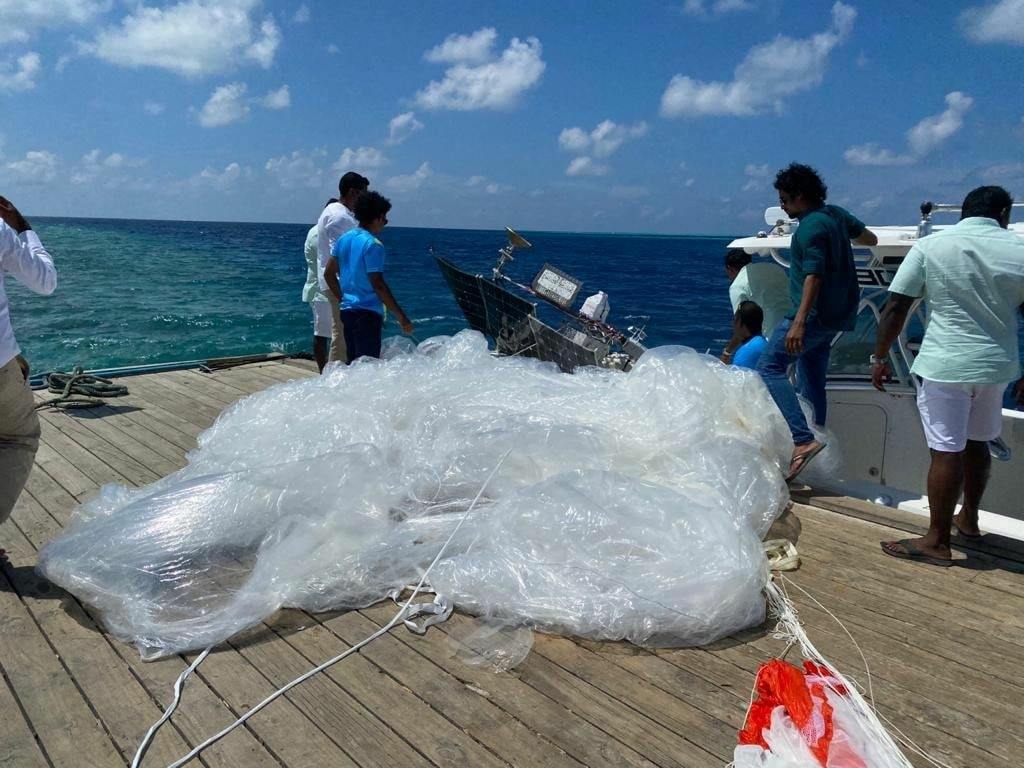 Image of the recovery of HBAL175 in Maldives, on October 29, 2020