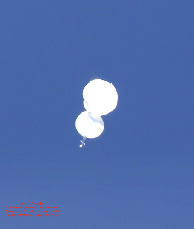 Image of the balloon obtained by David Tremblay from Alto, NM