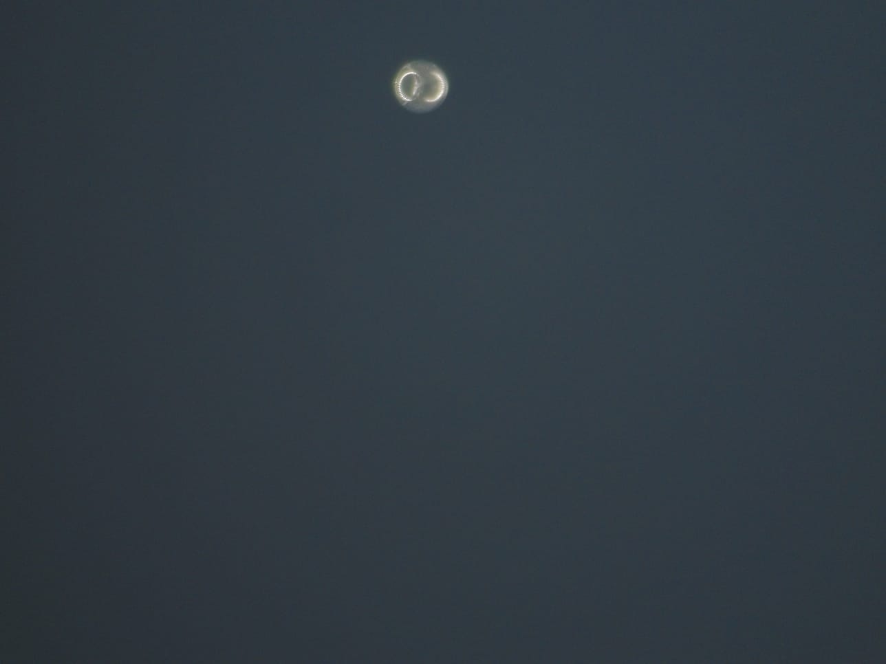 The balloon seen above Yucatan, Mexico on May 4, 2022 (Image: Amilcar Chan)